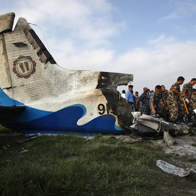 19 Tote bei Flugzeugabsturz in Nepal