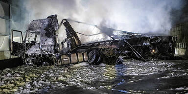 Lkw-Brand: A2 vor Graz gesperrt 