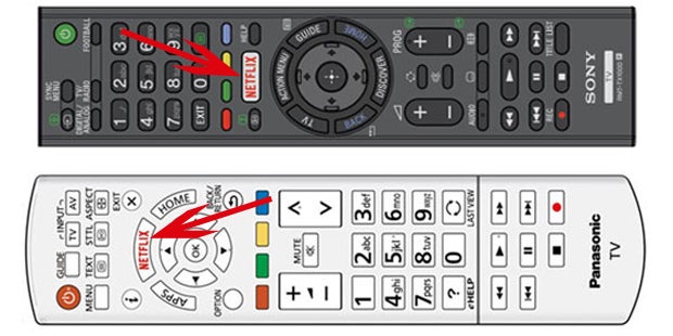Fernbedienungen mit Netflix-Knopf