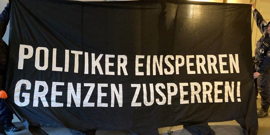 Identitäre wollten Innenministerium stürmen