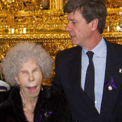 Herzogin Alba feiert ihren 87. Geburtstag in Sevilla 