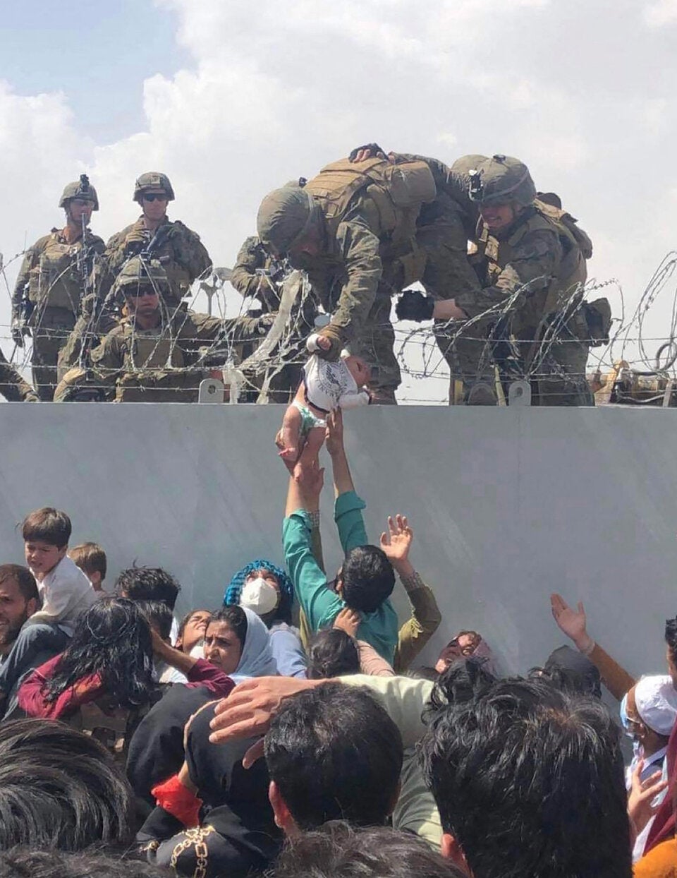 Flughafen-Baby Kabul