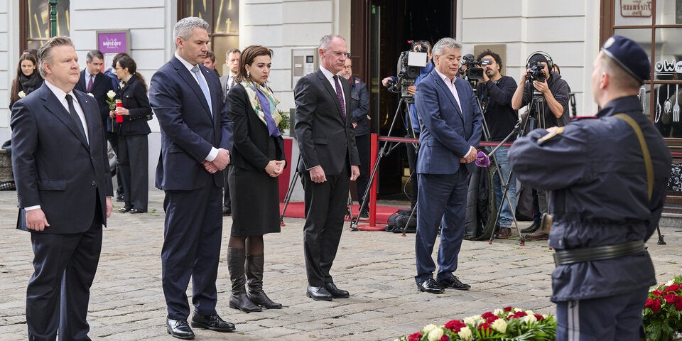 Staatsspitze gedachte der Opfer des Terroranschlags von Wien