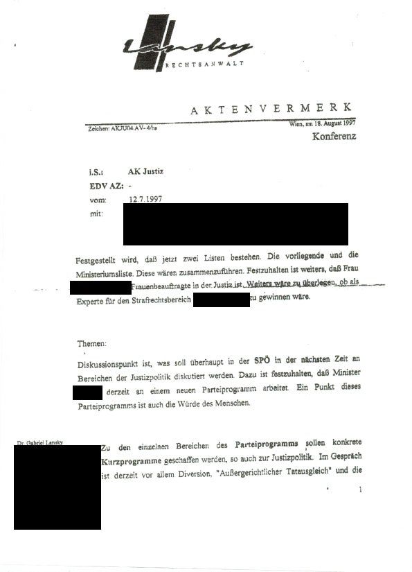 Jarolim gibt zu: SPÖ wollte mehr Rote in der Justiz