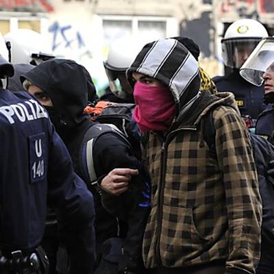 Besetztes Haus in Wien wird geräumt