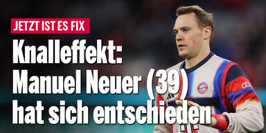 Knalleffekt: Manuel Neuer (39) hat sich entschieden