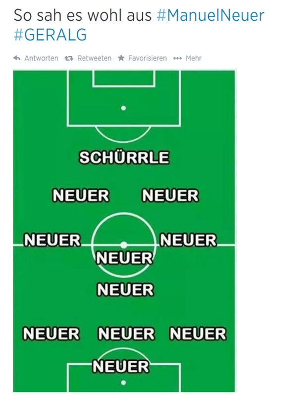 Fiese Laser-Attacke gegen Goalie Neuer