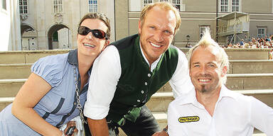 Maier-Show am Salzburger Domplatz