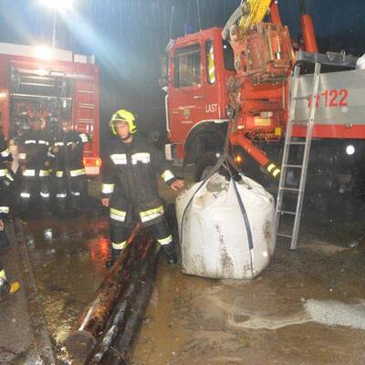 Hochwasser in Brixen im Thale 