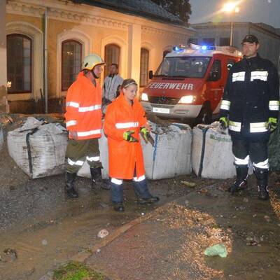 Hochwasser in Brixen im Thale 