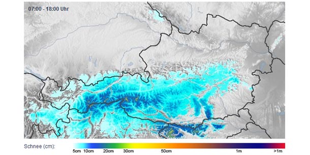 Schnee-Alarm im Süden - Frühling im Osten