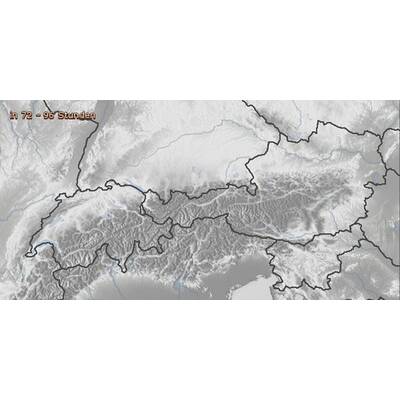 Neuschneevorhersage für Montag