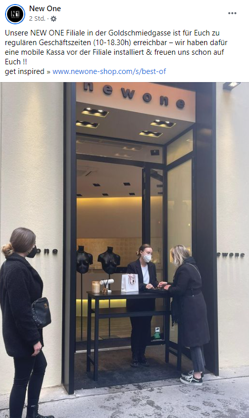 Filiale New One Juwelier in Wien