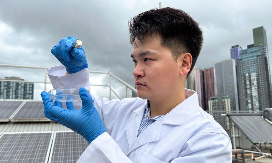 Auch bei Trockenheit: Wassergewinnung bei nur 30 % Luftfeuchtigkeit. 