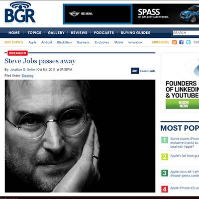 Weltweite Berichterstattung