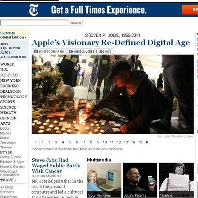 Weltweite Berichterstattung