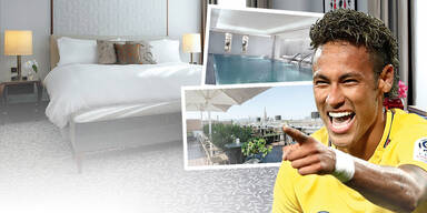 So luxuri&ouml;s wohnt Neymar