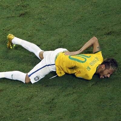 Brutalo-Foul an Neymar