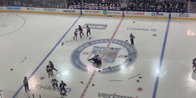 Massenschl&auml;gerei bei NHL-Spiel