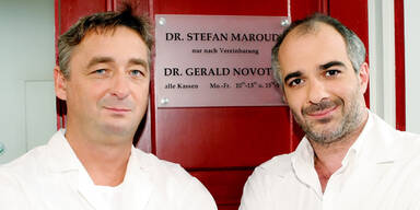 Niavarani und Vitasek als „Novotny und Maroudi“