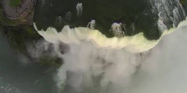 Die Niagarafälle aus der Vogelperspektive