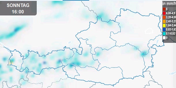 Heftige Gewitter in Österreich