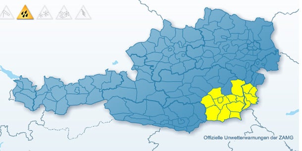 Neuschnee von Kärnten bis Wien