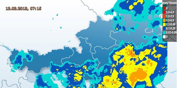 Niederschlagswarnung