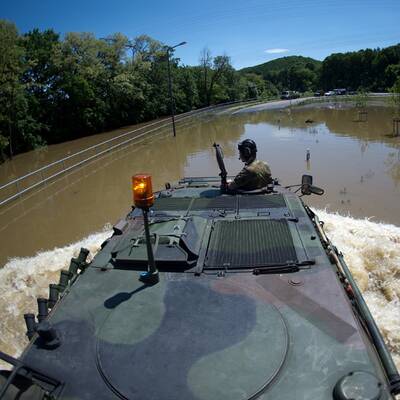 Deutschland versinkt im Hochwasser