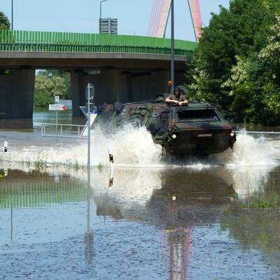 Deutschland versinkt im Hochwasser