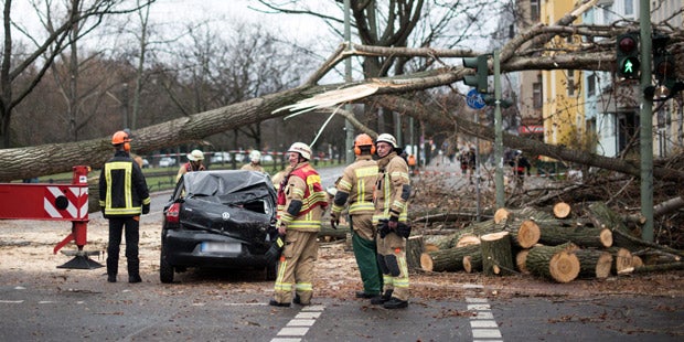 Schwere Unwetter-Schäden im Burgenland