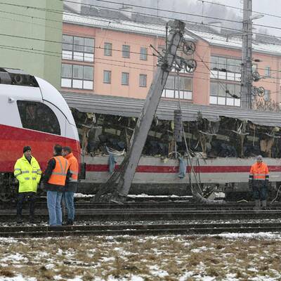Zug-Unglück in der Steiermark