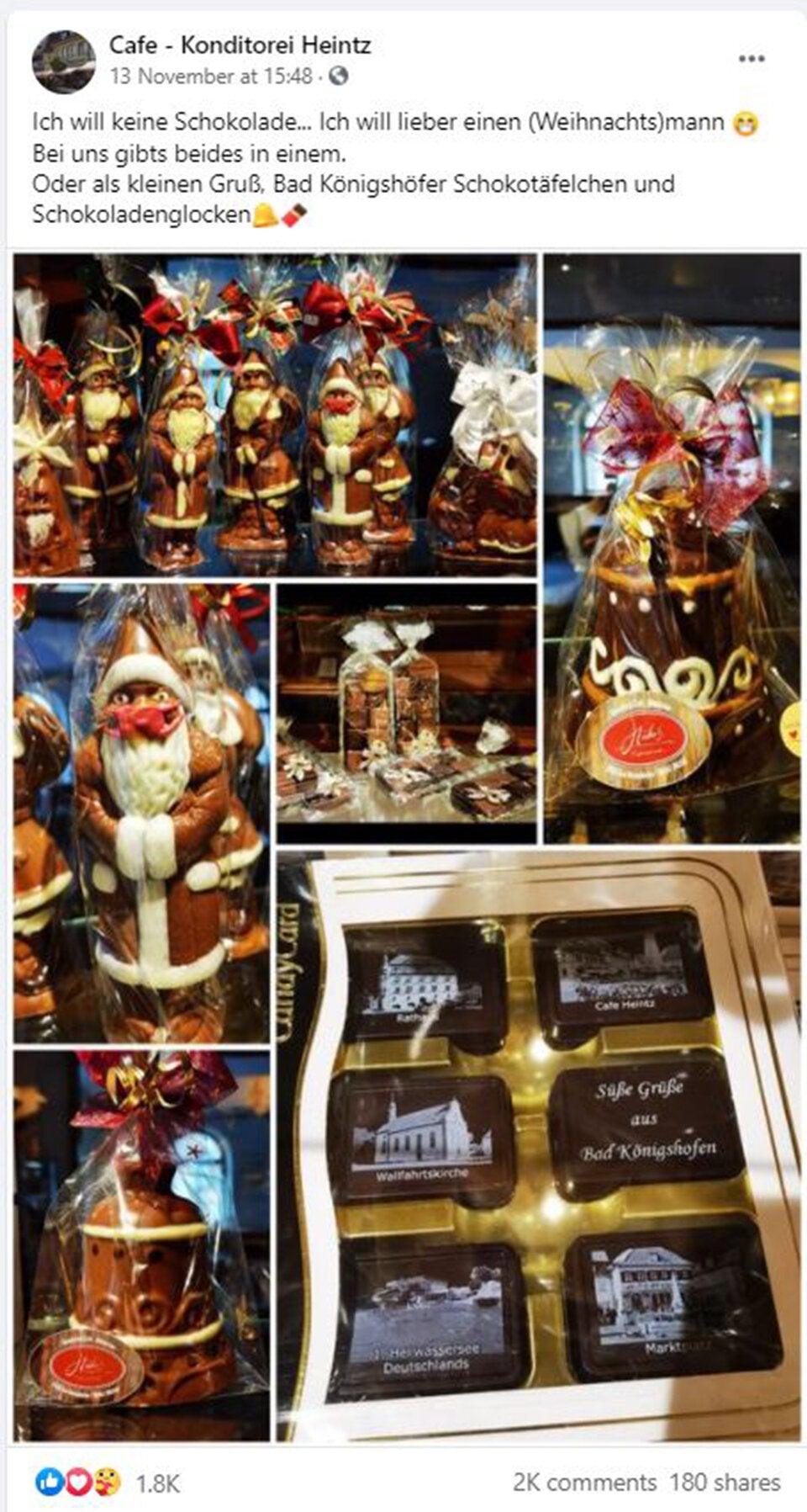 Wirbel um Schokoladen-Nikolaus mit Corona-Maske