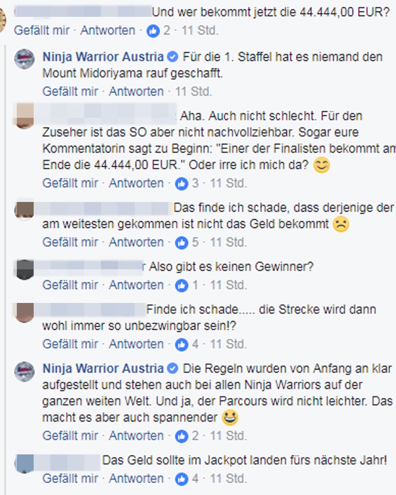 Ninja Warrior: Darum bekommt keiner Preisgeld