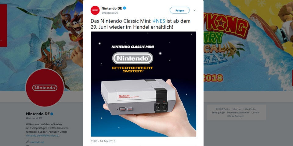 NES Classic Mini wird neu aufgelegt