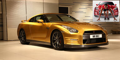 Nissan GT-R für Sprintstar Usain Bolt