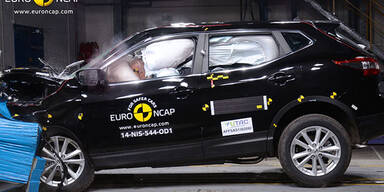 Nissan Qashqai trumpft beim Crashtest auf