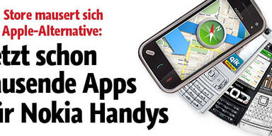 Riesiges Angebot im Nokia Ovi Store
