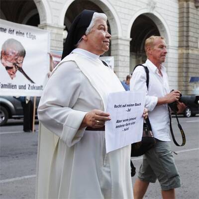 Abtreibungsdemo in Wien