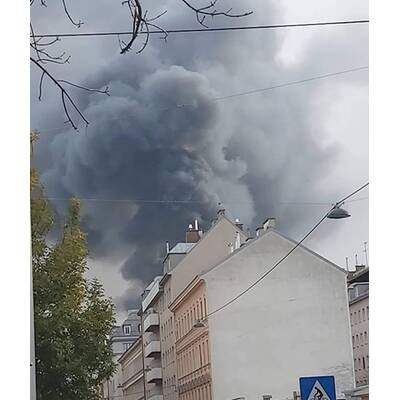 Großbrand in der Nordbahnhalle