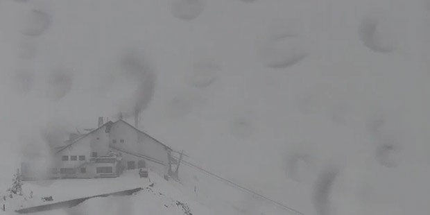 Winter mitten im Mai