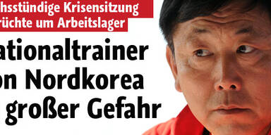 Nordkorea-Trainer in großer Gefahr