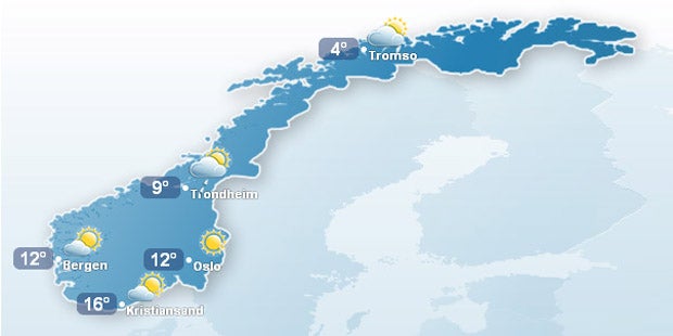 Erste Schneefälle in Skandinavien