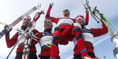 Norwegen Langlauf-Gold