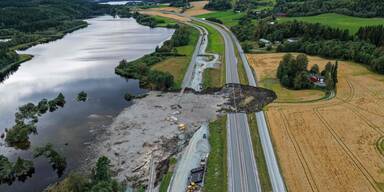 Erdrutsch in Norwegen