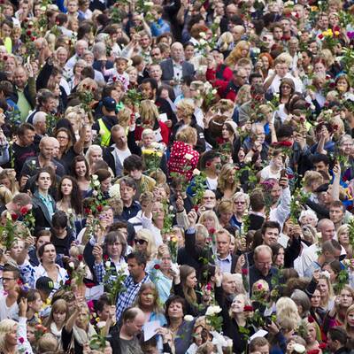 Trauermarsch in Oslo