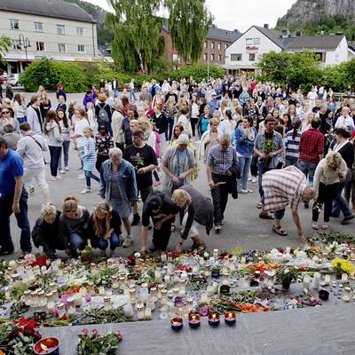 Trauermarsch in Oslo