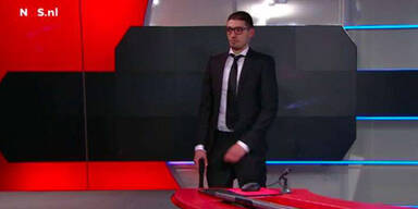 Bewaffneter stürmt TV-Sender 