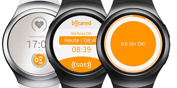 Samsung-Smartwatch mit Notruf-App
