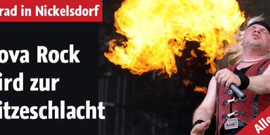 Nova Rock wird zur Hitzeschlacht
